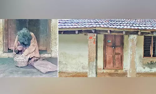 சொத்துக்காக 6 ஆண்டுகளாக பூட்டிய வீட்டில் மூதாட்டி சிறை வைப்பு