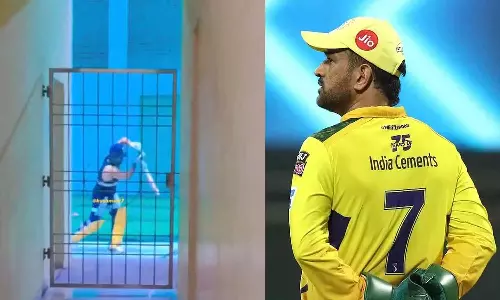 ஐபிஎல் 2024: தீவிர வலைப்பயிற்சியில் எம்.எஸ். டோனி - வைரலாகும் வீடியோ