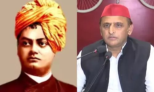 விவேகானந்தர் காட்டிய பாதையில் செல்ல உறுதியேற்க வேண்டும்: அகிலேஷ் யாதவ்