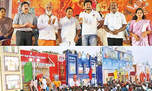 சென்னை தீவுத்திடலில் 48-வது சுற்றுலா, தொழில் பொருட்காட்சி: அமைச்சர் திறந்து வைத்தார்