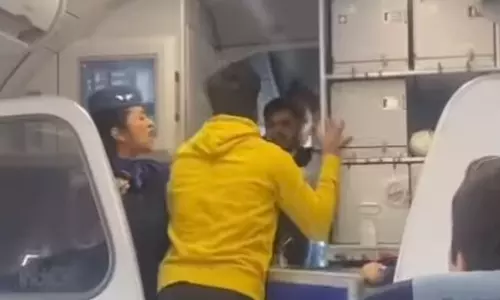 விமானியை தாக்கிய பயணி- மன்னிப்பு கேட்ட வீடியோ வைரல்