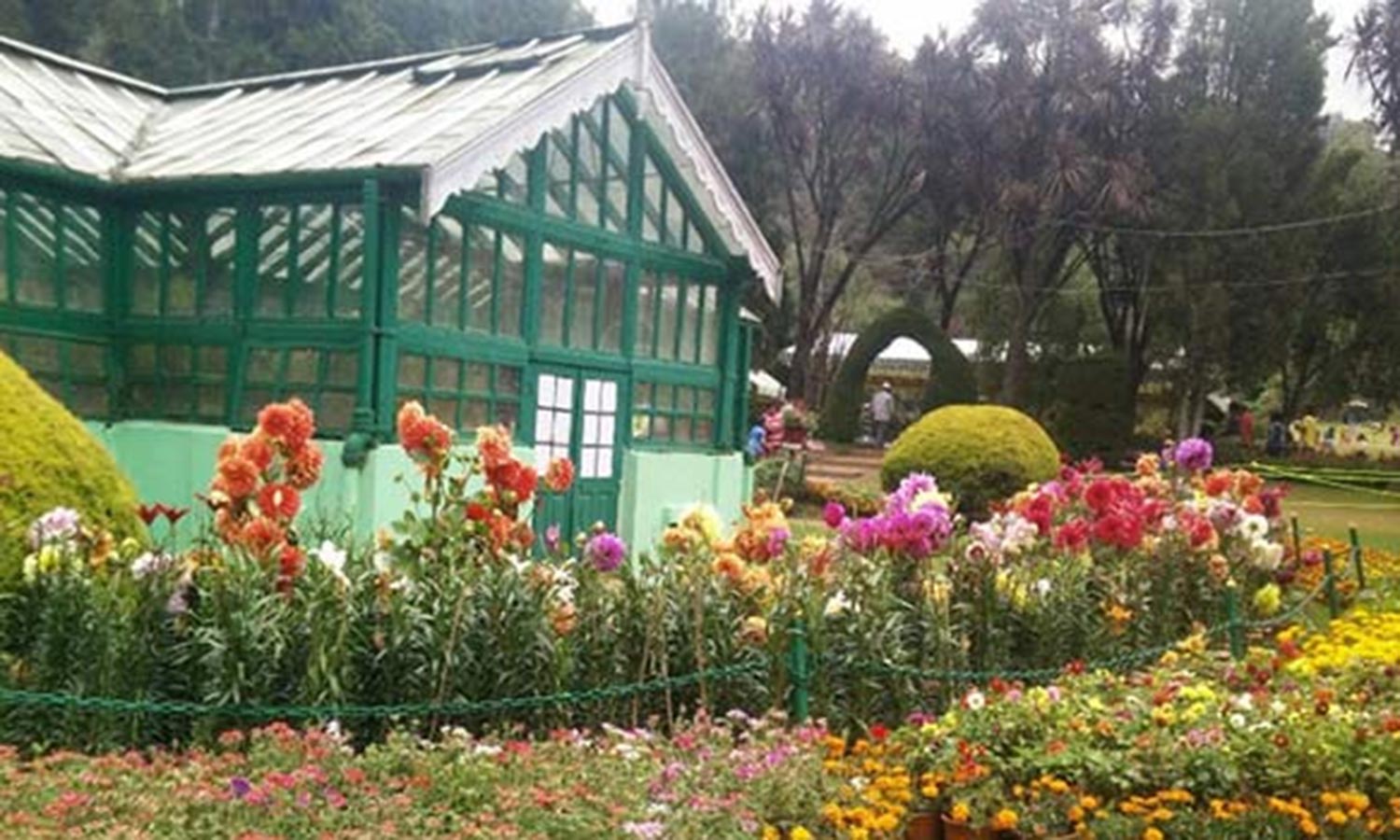 ஊட்டி தாவரவியல் பூங்காவில் குவிந்த சுற்றுலா பயணிகள்