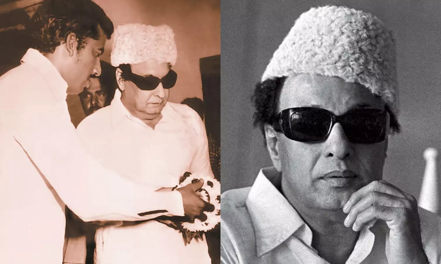 எம்.ஜி.ஆருடன், சைதை துரைசாமி (பழைய படம்)