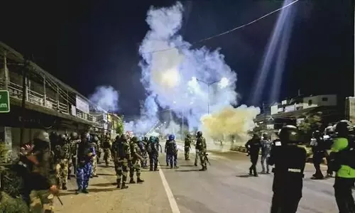 மணிப்பூரில் மீண்டும் பதற்றம்: மர்ம நபர்கள் தாக்குதலில் பாதுகாப்பு அதிகாரி பலி