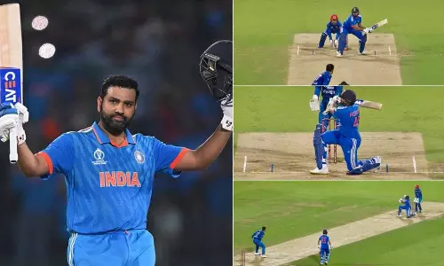 டி20-யில் 5-வது சதம்.. ஒரே போட்டியில் 2 பேரின் சாதனைகளை முறியடித்த ரோகித்