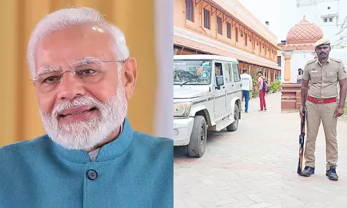 பிரதமர் மோடி வருகையையொட்டி பாதுகாப்பு வளையத்தில் ராமேசுவரம்