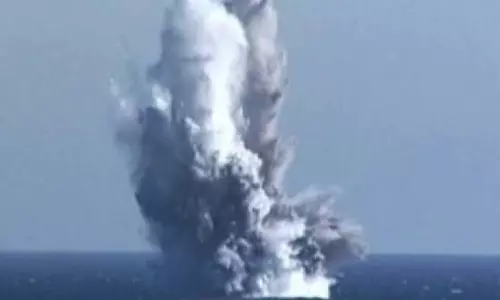 நீருக்கடியில் அணு ஆயுத சோதனை நடத்திய வட கொரியா