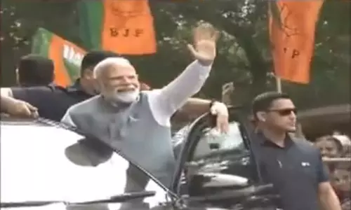 ஸ்ரீரங்கத்தில் ரோடு ஷோ நடத்திய பிரதமர் மோடி: தொண்டர்கள் உற்சாக வரவேற்பு