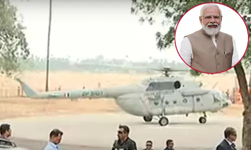 ஸ்ரீரங்கத்தில் சாமி தரிசனத்தை முடித்துக்கொண்டு ராமேஸ்வரம் புறப்பட்டார் பிரதமர் மோடி