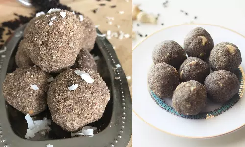 ஊட்டச்சத்து நிறைந்த கருப்பு கவுனி அரிசி லட்டு