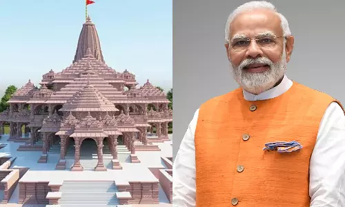 அயோத்தியில் ராமர் சிலை நாளை பிரதிஷ்டை: பிரதமர் மோடி சிறப்பு பூஜை