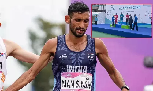 ஆசிய மாரத்தான் சாம்பியன்ஷிப்ஸ்: இந்தியாவின் மான் சிங் தங்கம் வென்று சாதனை