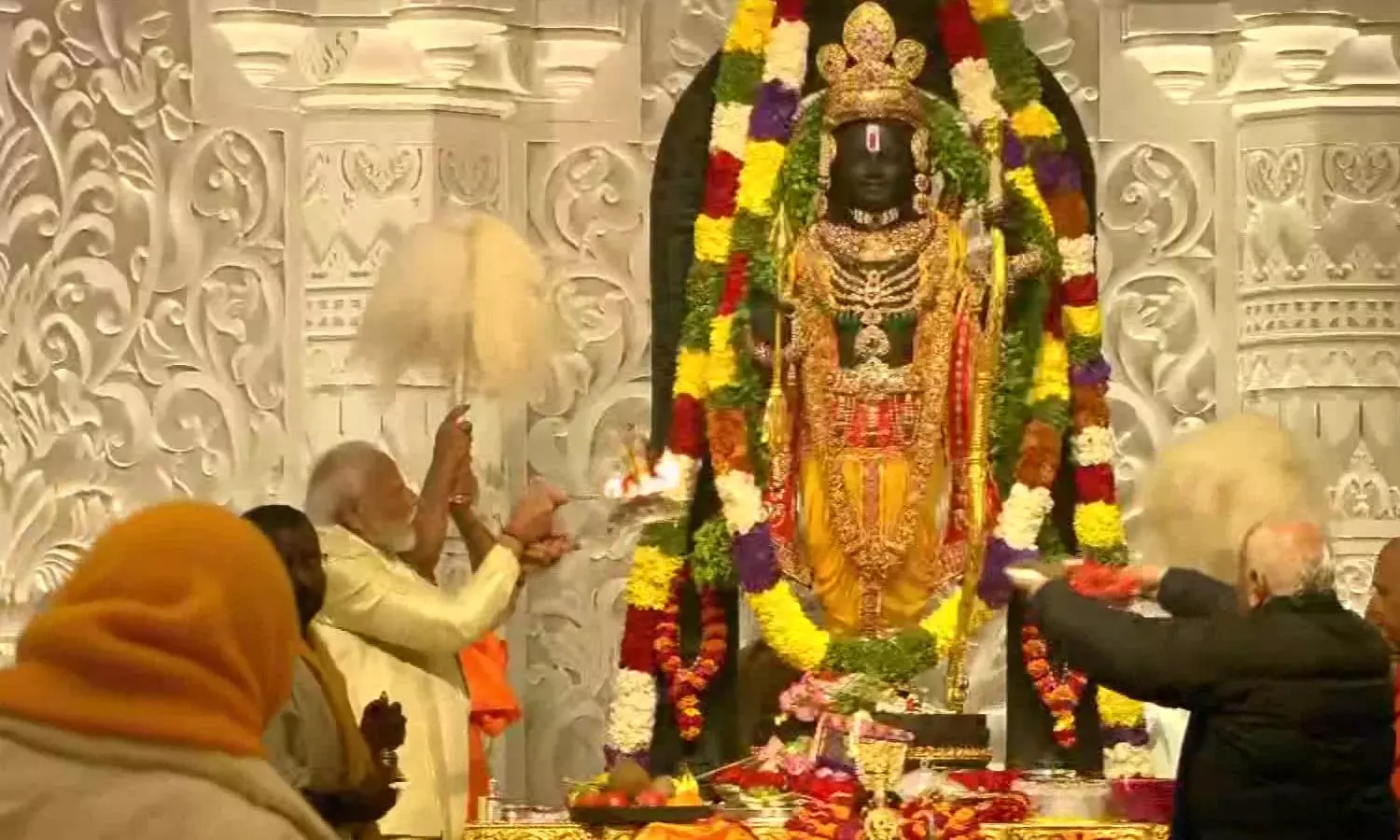 அயோத்தியில் பிரதிஷ்டை செய்யப்பட்ட ராமர் சிலைக்கு... ... கடவுள் ராமர் தேசத்தை இணைக்கிறார்: பிரதமர் மோடி பேச்சு... லைவ் அப்டேட்ஸ்