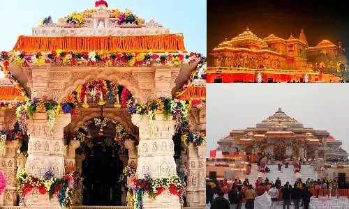 விழாக்கோலம் பூண்டது அயோத்தி நகரம்: ராமர் கோவிலில் இன்று கும்பாபிஷேகம்