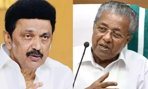 டெல்லியில் அடுத்த மாதம் நடத்தும் போராட்டத்துக்கு மு.க.ஸ்டாலினுக்கு அழைப்பு விடுத்த பினராயி விஜயன்