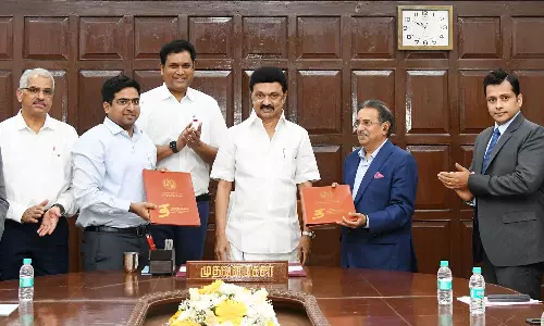 ரூ.1003 கோடி முதலீட்டில் காஞ்சிபுரத்தில் மின்னணு சாதன கண்ணாடி பொருட்கள் உற்பத்தி தொழிற்சாலை அமைகிறது