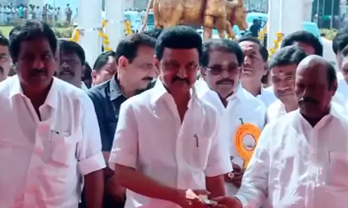 கலைஞர் நூற்றாண்டு ஏறுதழுவுதல் அரங்கத்தை திறந்து வைத்தார் முதலமைச்சர் மு.க.ஸ்டாலின்