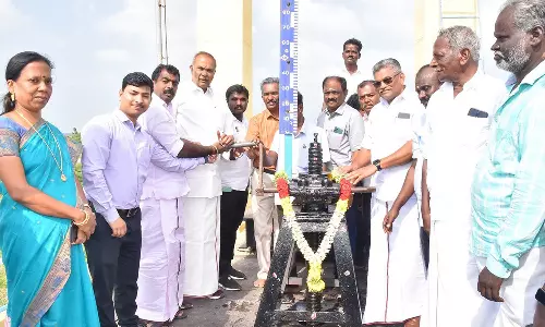 நம்பியாறு அணையில் இருந்து நீர் திறப்பு: 1,744 ஏக்கர் விளை நிலங்கள் பயன்பெறும்