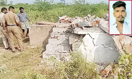 சட்டவிரோத பட்டாசு தயாரிப்பில் ஈடுபட்ட வாலிபர் பலி