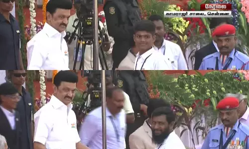 குடியரசு தினவிழா: வீரதீர செயலுக்கான அண்ணா பதக்கங்களை வழங்கினார் மு.க. ஸ்டாலின்