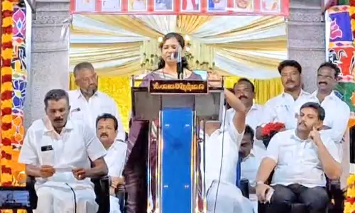 தமிழகத்திற்கு மத்திய அரசு வெள்ள நிவாரணம் வழங்கவில்லை- கனிமொழி எம்.பி. பேச்சு