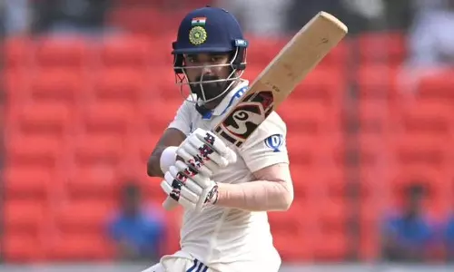 ராகுல் அரை சதம்: 2-ம் நாள் உணவு இடைவேளை வரை இந்தியா 222/3