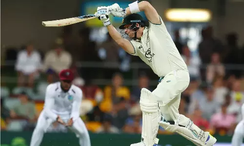 வெஸ்ட் இண்டீசுக்கு எதிரான 2வது டெஸ்ட்: ஆஸ்திரேலியா வெற்றிபெற இன்னும் 156 ரன்கள் தேவை