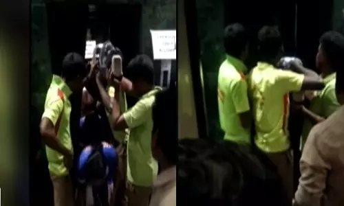 லிஃப்டில் சிக்கிய கேலோ இந்தியா விளையாட்டு வீராங்கனைகள்