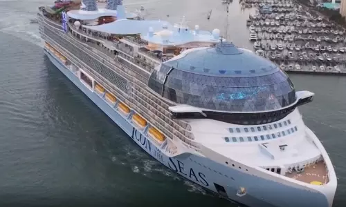 20 தளங்கள் - ஈபிள் கோபுரத்தை விட உயரம்: அதிநவீன சொகுசு கப்பல்