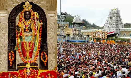 திருப்பதியில் ஆய்வு மேற்கொள்ளும் அயோத்தி கோவில் நிர்வாகிகள்