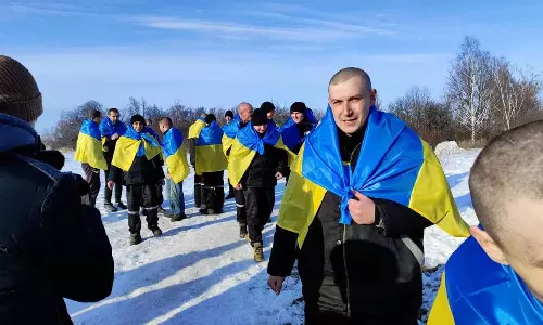 ரஷியா- உக்ரைன் இடையே போர்க்கைதிகள் பரிமாற்றம்
