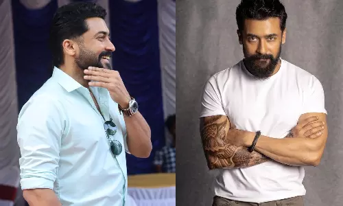 அசத்தலான லுக்கில் சூர்யா.. வைரலாகும் புகைப்படம்