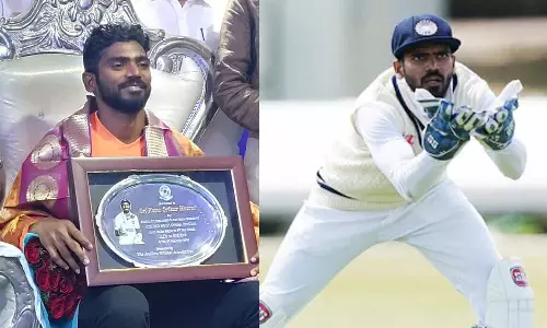 இங்கிலாந்துக்கு எதிரான 2-வது டெஸ்ட்: சொந்த மண்ணில் கவுரவிக்கப்பட்ட கேஎஸ் பரத்