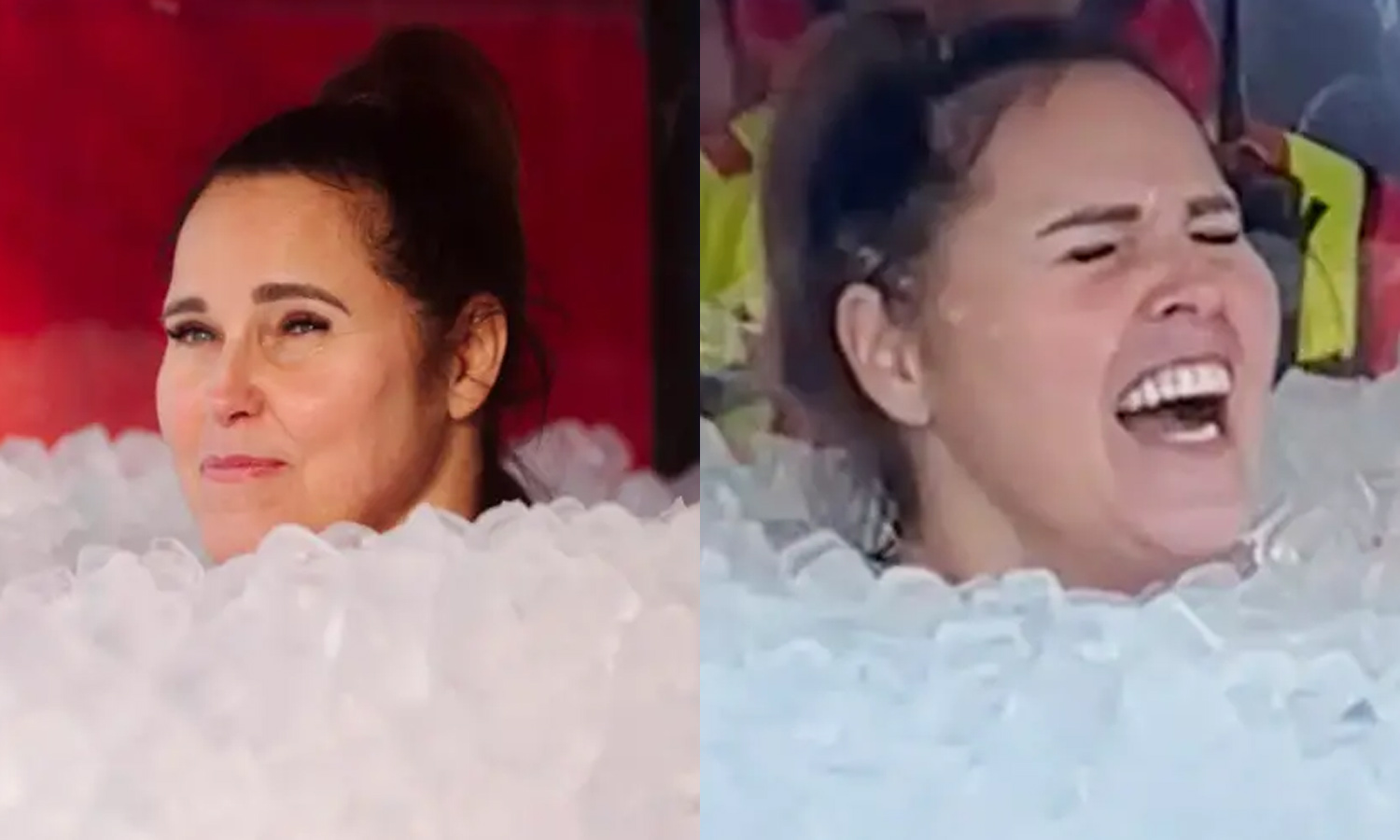 ஐஸ் கட்டியால் நிரப்பப்பட்ட பெட்டிக்குள் 3 மணி நேரம் நின்று பெண் கின்னஸ் சாதனை