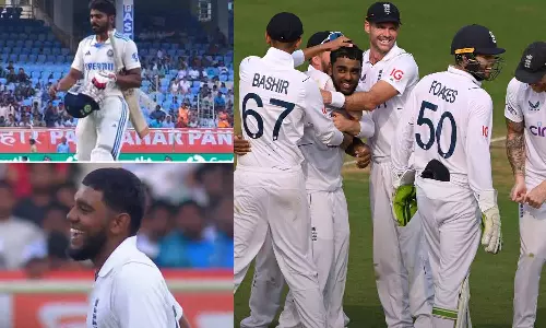 இங்கிலாந்துக்கு எதிரான 2-வது டெஸ்ட்: கடைசி நேரத்தில் 2 விக்கெட்டுகளை இழந்த இந்தியா