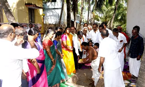 பத்மனாபன்புதூரில் புதிய அங்கன்வாடி கட்டிடம்- அடிக்கல் நாட்டினார் விஜய் வசந்த் எம்.பி.