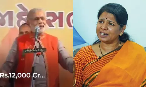 நிதி பகிர்வு- முதலமைச்சராக ஒரு பேச்சு... பிரதமராக ஒரு பேச்சு: கனிமொழி பகிர்ந்த வீடியோ