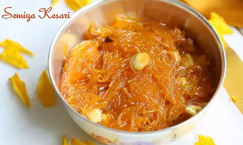 சுவையான சேமியா கேசரி