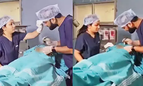 ஆபரேஷன் தியேட்டரில் போட்டோஷூட் நடத்திய டாக்டர் பணி நீக்கம்