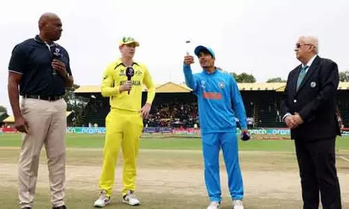 u19 உலகக்கோப்பை இறுதிப்போட்டி: டாஸ் வென்ற ஆஸ்திரேலியா பேட்டிங் தேர்வு