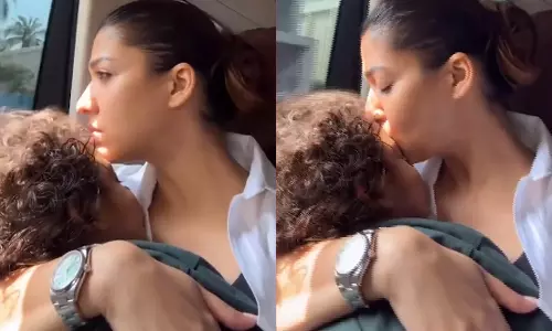 குழந்தையை கொஞ்சும் நயன்தாரா... வைரலாகும் வீடியோ