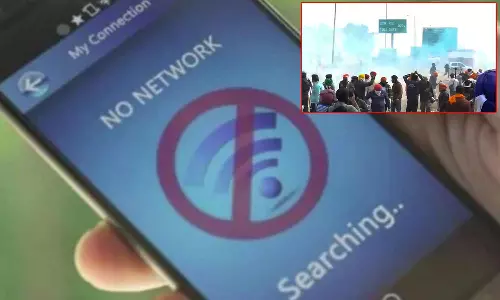 அரியானா மாநிலத்தில் மொபைல் இணைய தள சேவை முடக்கம்