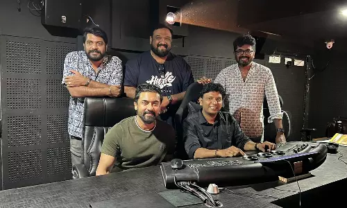 கங்குவா படத்தின் போஸ்ட் புரொடக்ஷன் பணியில் நடிகர் சூர்யா