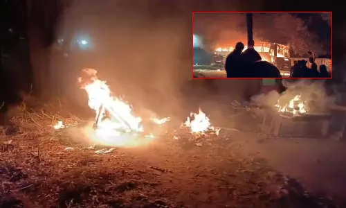 மணிப்பூரில் தலைமை காவலருக்கு ஆதரவான போராட்டம் வன்முறையாக வெடித்ததில் இருவர் பலி