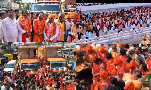 தெலுங்கானாவில் பாஜக இன்று யாத்திரையை தொடங்கியது