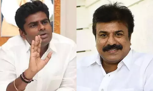 ஒரே விமானத்தில் வந்த அண்ணாமலை - சுதீஷ்... கூட்டணி குறித்து பேசினார்களா?