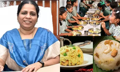 காலை உணவு திட்டம் ஆய்வு: இது உப்புமாவா? பொங்கலா?- விடை தெரியாமல் தவித்த அரியலூர் கலெக்டர்