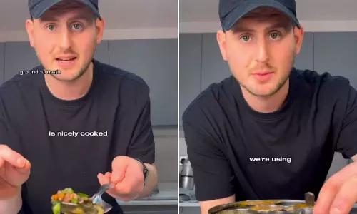 பொரியல் தயார் செய்த இங்கிலாந்து சமையல்காரர்