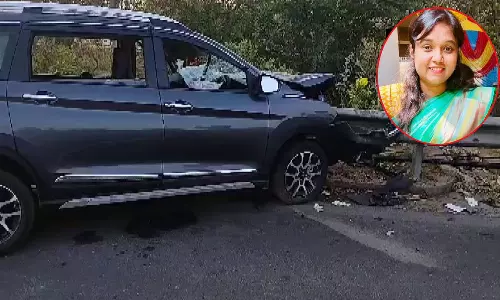 கார் விபத்தில் தெலுங்கானா பெண் எம்.எல்.ஏ. மரணம்