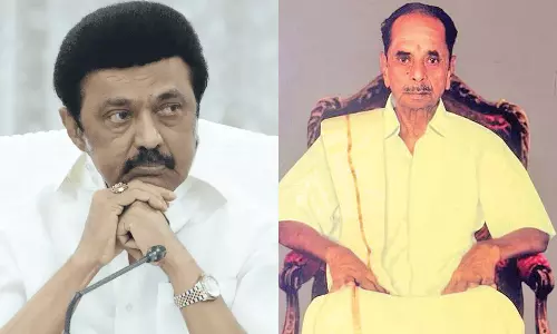 அமைச்சர் மு.பெ.சாமிநாதனின் தந்தை மறைவு: முதலமைச்சர் இரங்கல்